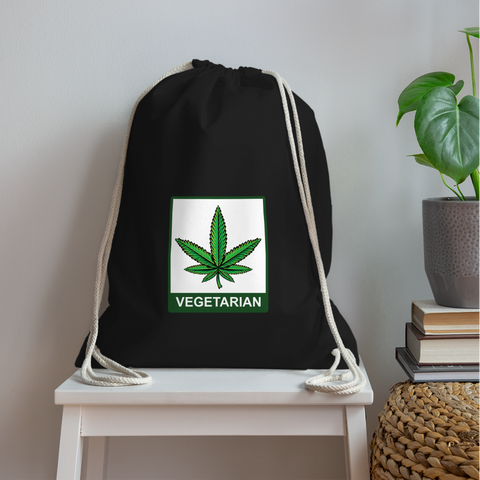 Vegetarian - Weed Bag - Schwarz