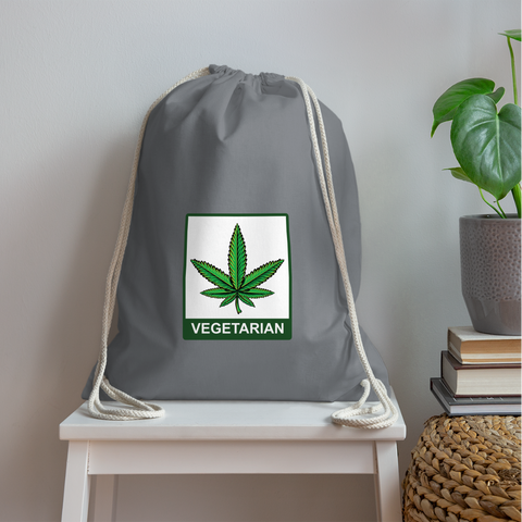 Vegetarian - Weed Bag - Grau