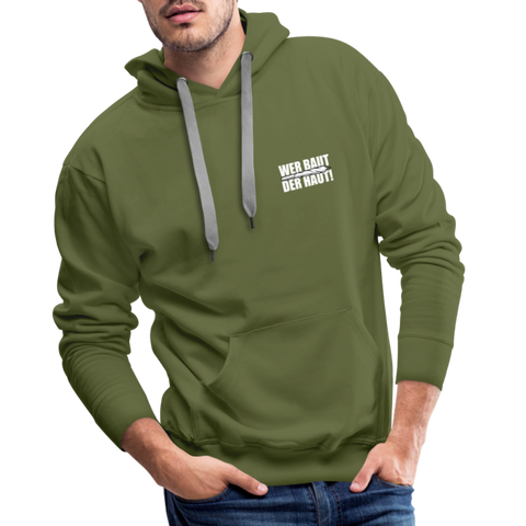 Men’s Premium Hoodie - Olivgrün