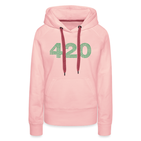 420 - Damen Premium Hoodie - Kristallrosa