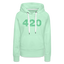 420 - Damen Premium Hoodie - helles Mintgrün