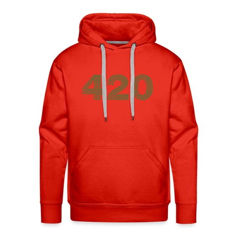 420 - Herren Premium Hoodie - Rot