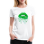 Weed Kiss - Damen Cannabis T-Shirt - weiß