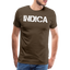 Indica - Herren Cannabis T-Shirt - Edelbraun