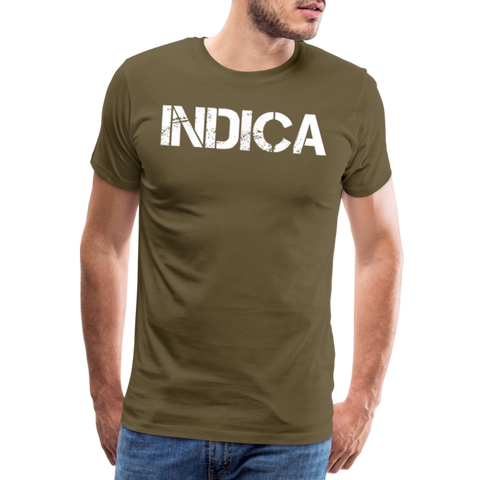 Indica - Herren Cannabis T-Shirt - Khaki
