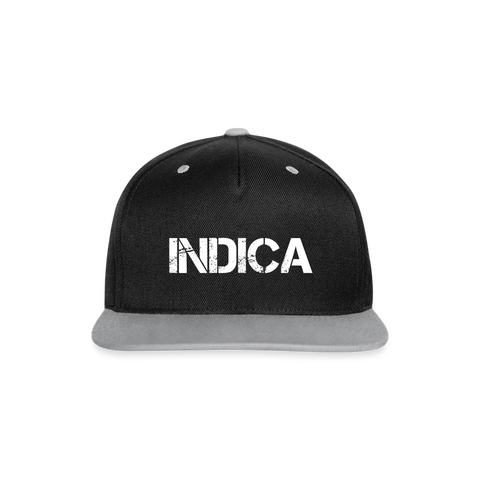 Indica - Cannabis Cap - Schwarz/Grau