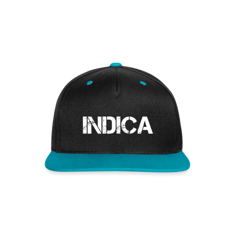 Indica - Cannabis Cap - Schwarz/Türkis