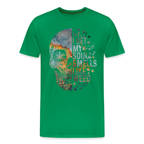 Smells Like Weed - Herren Cannabis T-Shirt - Kelly Green