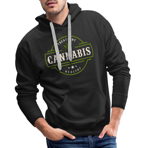 Cannabis - Herren Premium Hoodie - Schwarz