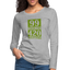 99 Problems - Damen Cannabis Sweater - Grau meliert