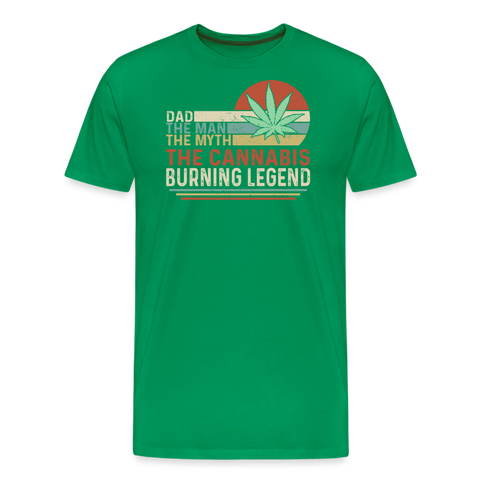 Burning Legend - Herren Cannabis T-Shirt - Kelly Green