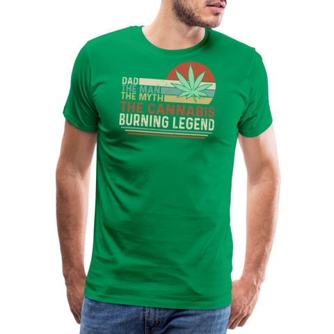 Burning Legend - Herren Cannabis T-Shirt - Kelly Green