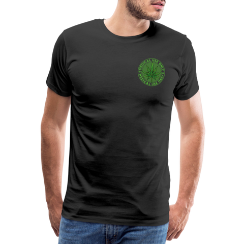Medical Use Only - Herren Cannabis T-Shirt - Schwarz