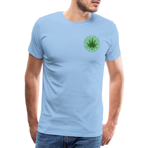 Medical Use Only - Herren Cannabis T-Shirt - Sky