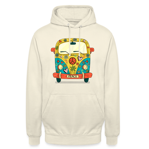 Peace Bus - Unisex Cannabis Sweater - Vanille-Milchshake