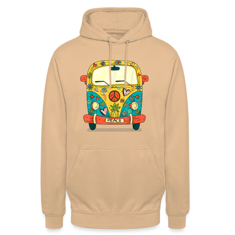 Peace Bus - Unisex Cannabis Sweater - Beige
