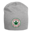 Cannabis Connoisseur - Weed Jersey Beanie - Grau meliert