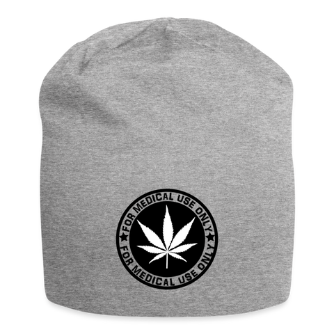 Medical use only - Jersey-Beanie - Grau meliert