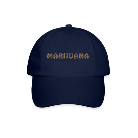 Marihuana - Cannabis Basecap - Blau/Blau