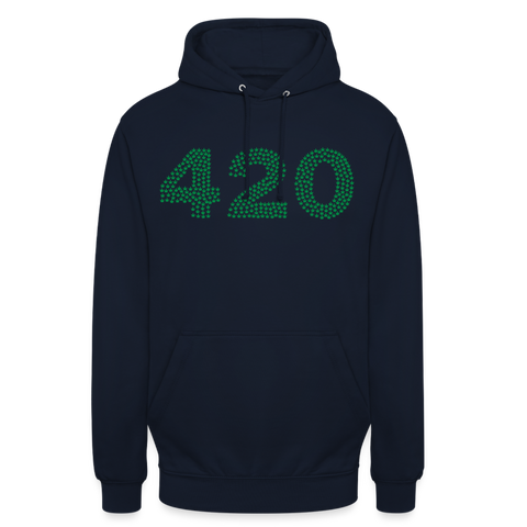 420 - Unisex Cannabis Hoodie - Navy