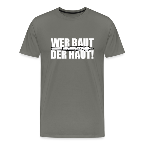 W.B.D.H. - Herren Cannabis T-Shirt - Asphalt