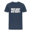 W.B.D.H. - Herren Cannabis T-Shirt - Navy