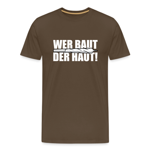 W.B.D.H. - Herren Cannabis T-Shirt - Edelbraun