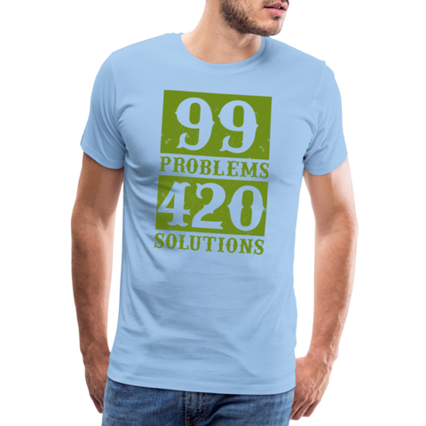 99 Problems - Herren Cannabis T-Shirt - Sky