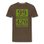 99 Problems - Herren Cannabis T-Shirt - Edelbraun
