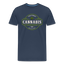 Cannabis - Herren Weed T-Shirt - Navy