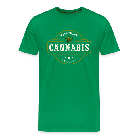 Cannabis - Herren Weed T-Shirt - Kelly Green