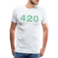 420 - Herren Cannabis T-Shirt - weiß