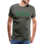 420 - Herren Cannabis T-Shirt - Asphalt