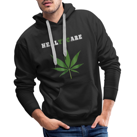 Health Care - Herren Cannabis Hoodie - Schwarz