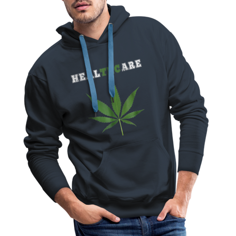 Health Care - Herren Cannabis Hoodie - Navy