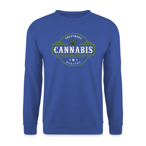 Cannabis Healthy - Herren Weed Sweater - Royalblau