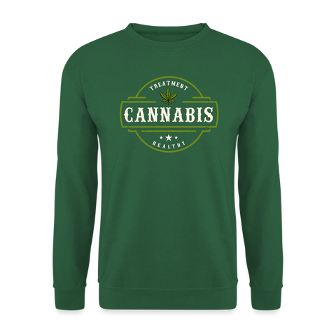 Cannabis Healthy - Herren Weed Sweater - Grün