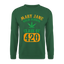 High School 420 - Herren Cannabis Sweater - Grün