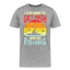 Get High Go Fishing - Herren Cannabis T-Shirt - Grau meliert