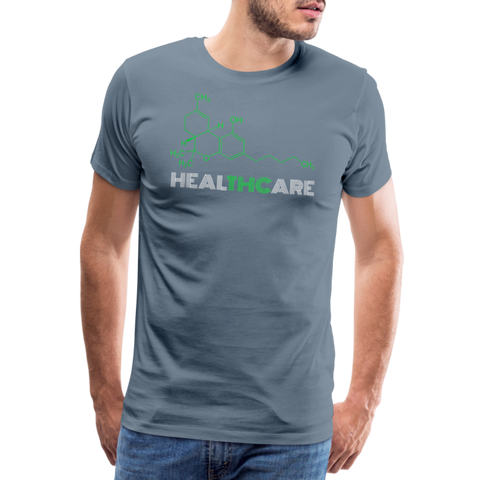 Healthcare - Herren Cannabis T-Shirt - Blaugrau