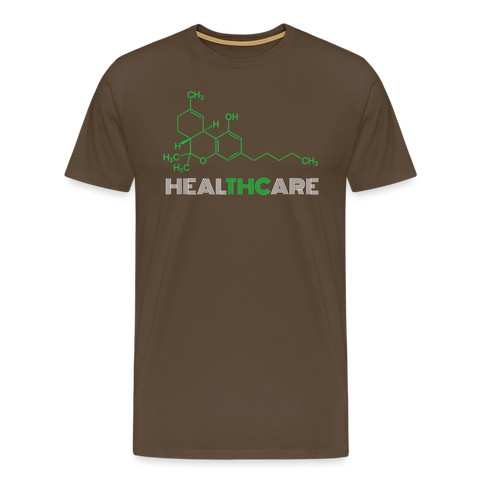 Healthcare - Herren Cannabis T-Shirt - Edelbraun