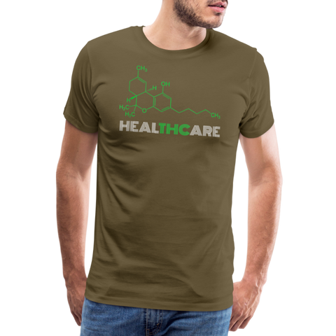 Healthcare - Herren Cannabis T-Shirt - Khaki
