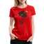 Weed Mermaid - Damen Cannabis T-Shirt - Rot
