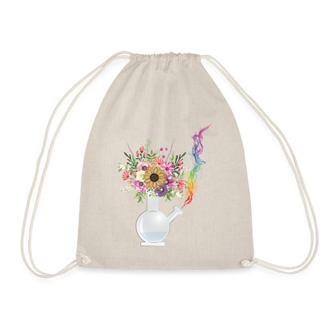 Pipe Flower - Weed Bag-Stoffbeutel - Natur