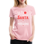 Who Needs Santa - Cannabis Christmas Damen T-Shirt - Hellrosa